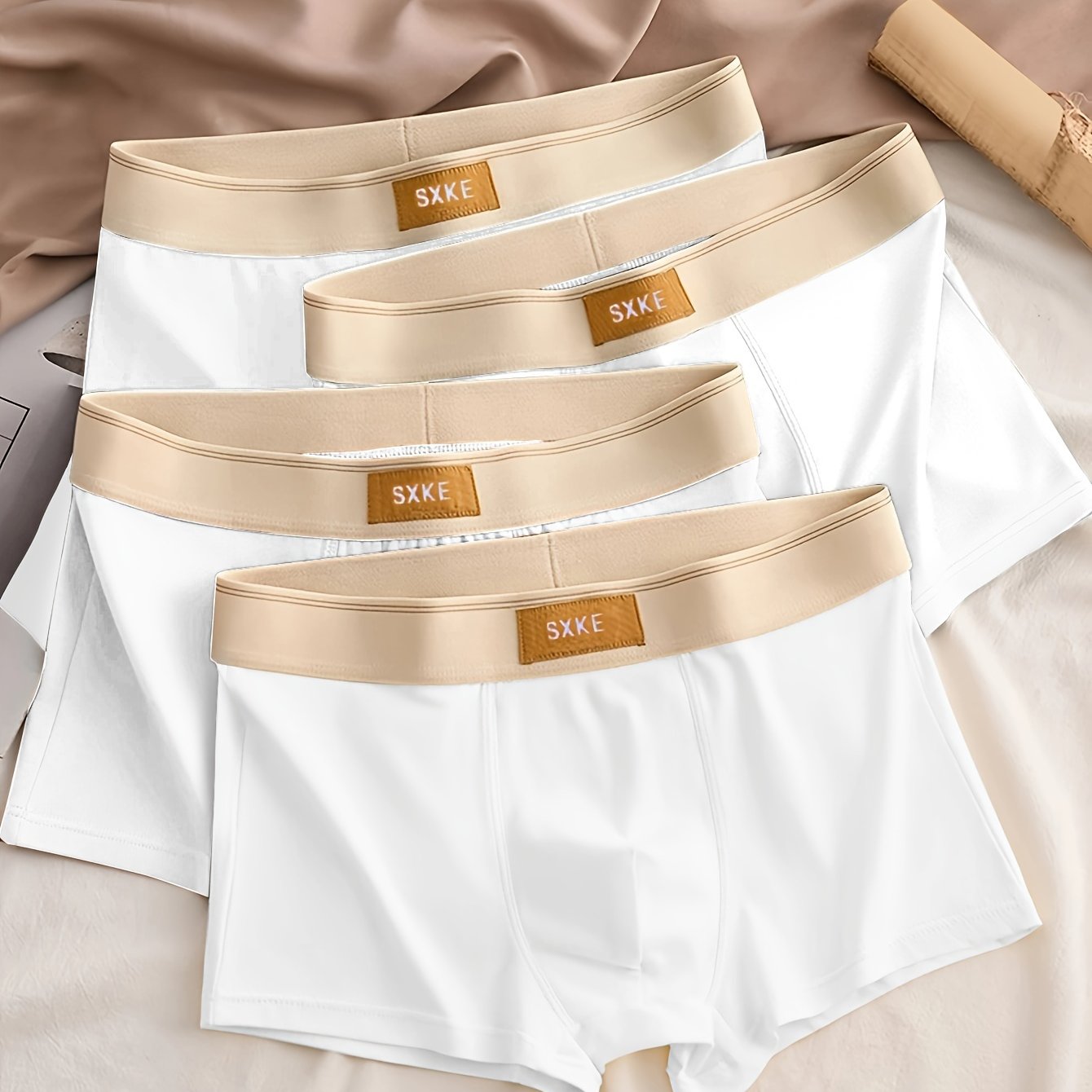 Breathable cotton underwear for students in large sizes, featuring a loose fit.