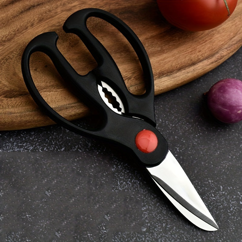 Set of 3 Kitchen Scissors - Stainless Steel Shears, Multi-Purpose Meat Scissors, Essential Kitchen Gadgets and Accessories