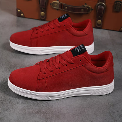 Men's Low Top Lace Up Skate Shoes - Non Slip, Durable, Casual Sneakers for Outdoor Activities