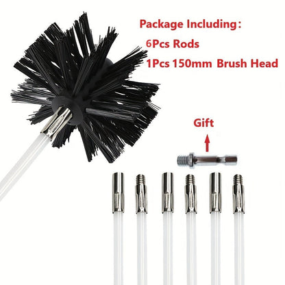 Cleaning your dryer vent just got easier with our versatile brush kit. Choose from 8 or 11 pieces, each including flexible rods and a soft drill attachment. Our expandable lint remover features a plastic handle and extends up to 243.84-365.76 cm, making