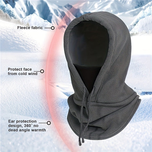 Stay warm during outdoor activities with this Polyester Balaclava Face Scarf. Perfect for cycling, skiing, or other cold weather activities, this windproof mask is crafted with woven techniques for durability. The elastic design ensures a comfortable