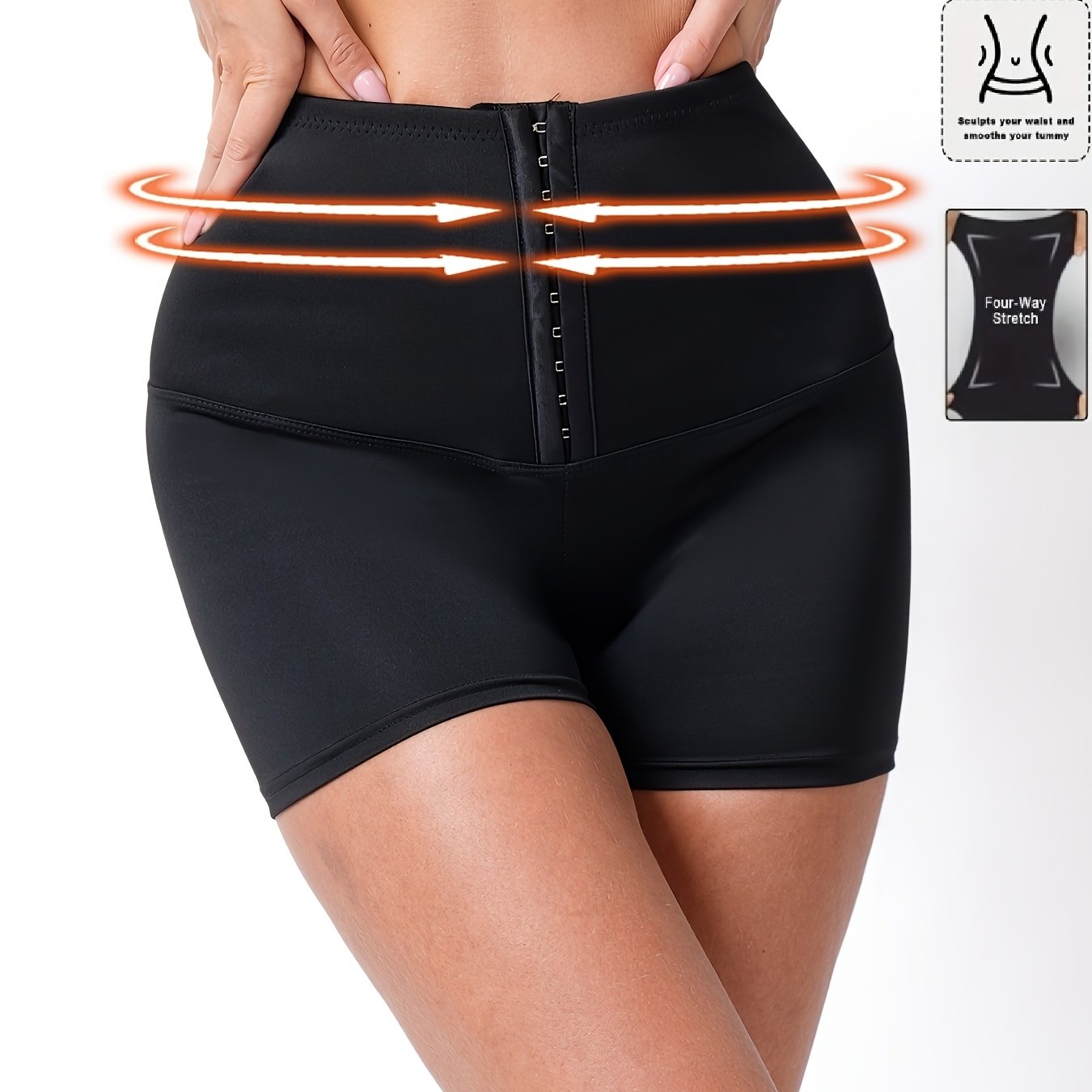 High waist corset shapewear shorts for women, offering tummy control and butt lifting benefits.