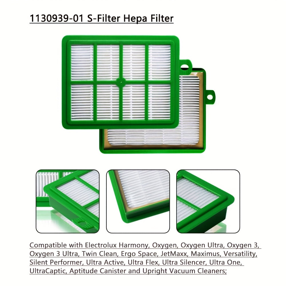 Upgrade your air quality with the Premium HEPA Filter Replacement 1130939-01. This filter is compatible with Electrolux Harmony, Oxygen Series, and more. Installing it is a breeze, and it will significantly enhance the air in your space.