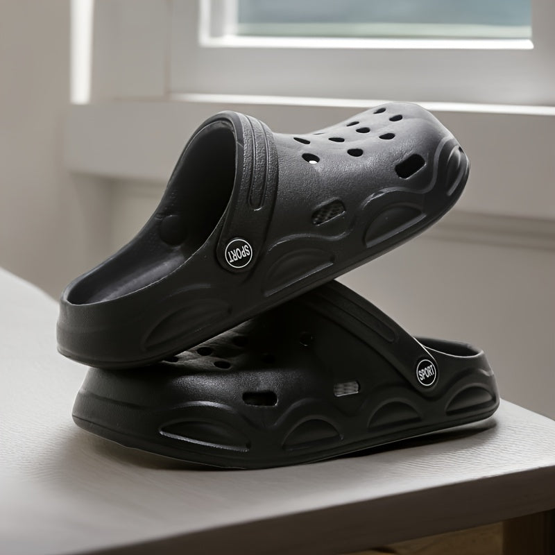 Unisex lightweight EVA clogs with anti-slip sole, ideal for indoor and outdoor use.