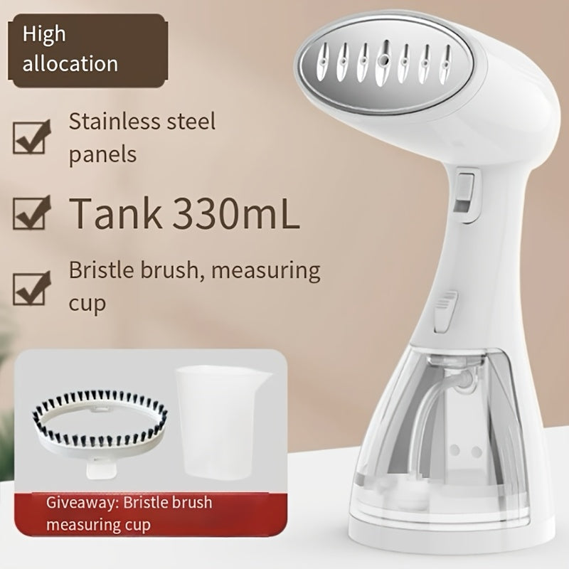 Effortlessly remove wrinkles from any fabric with this convenient handheld ironing machine - a high-power clothes wrinkle remover designed for easy use in the comfort of your home.