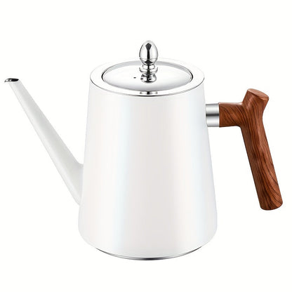 The HausRoland Stainless Steel Teapot is induction compatible, making it perfect for brewing blooming and loose leaf tea. It is ideal for use in the home, office, and restaurant. Shop the HausRoland teapot today!