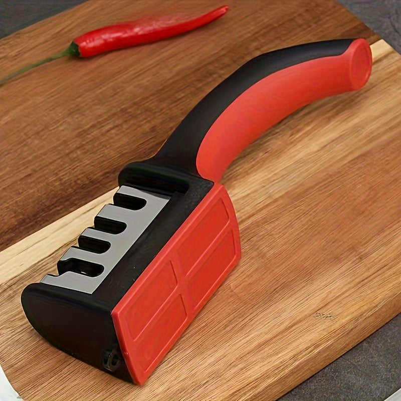 Versatile Handheld Knife Sharpener: Sturdy, Lightweight, and Convenient - Ideal for Everyday Kitchen Tasks