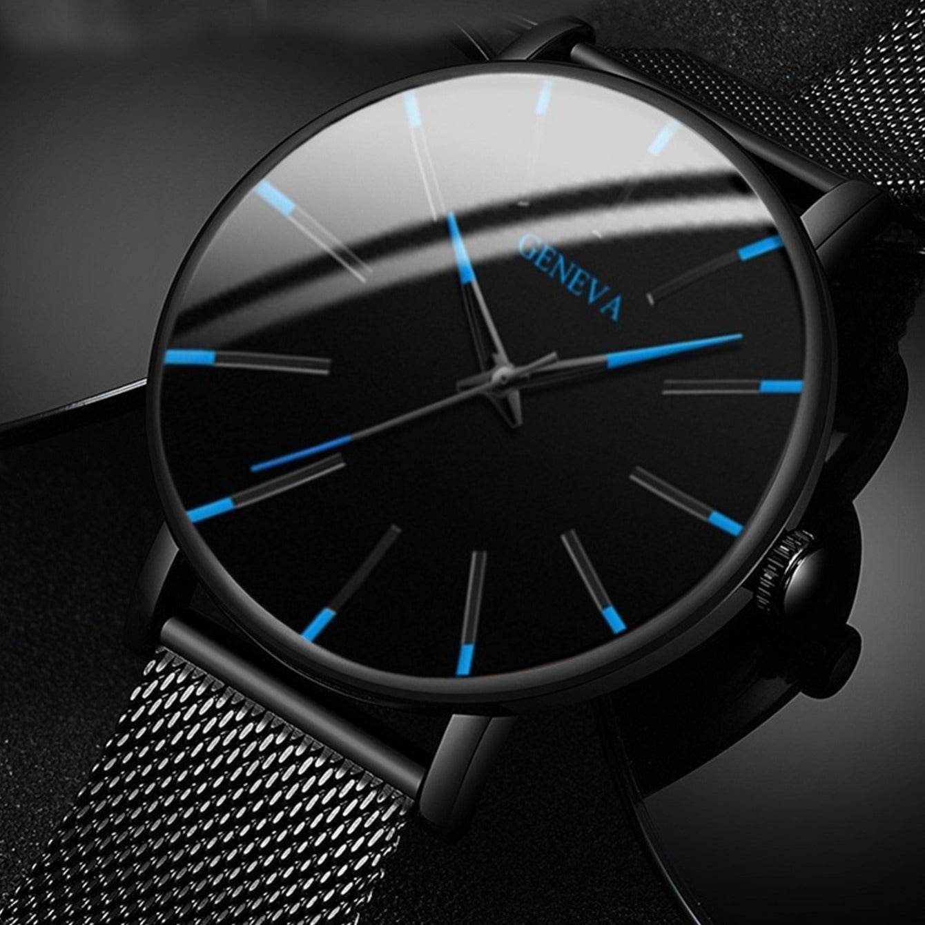 Timeless Men's Quartz Watch with Minimalistic Business Design, Perfect for Gifting