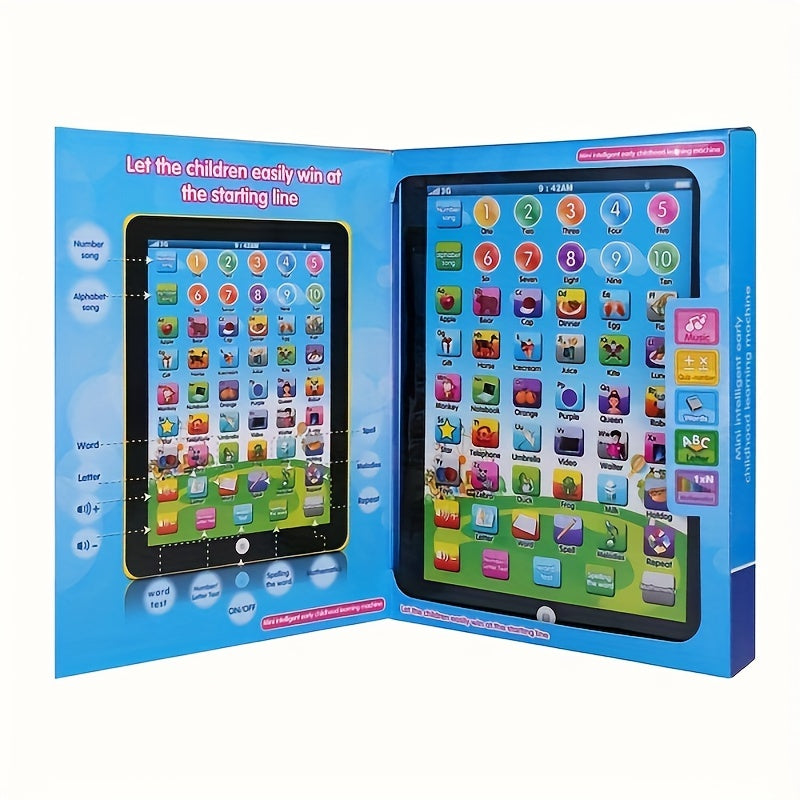 Tablet for Educational Simulations Designed for Children Ages 3 and Up, Featuring Puzzles and Interactive Parent-child Toys. Ideal Birthday, Halloween, Christmas, and Thanksgiving Gifts for Boys and Girls.