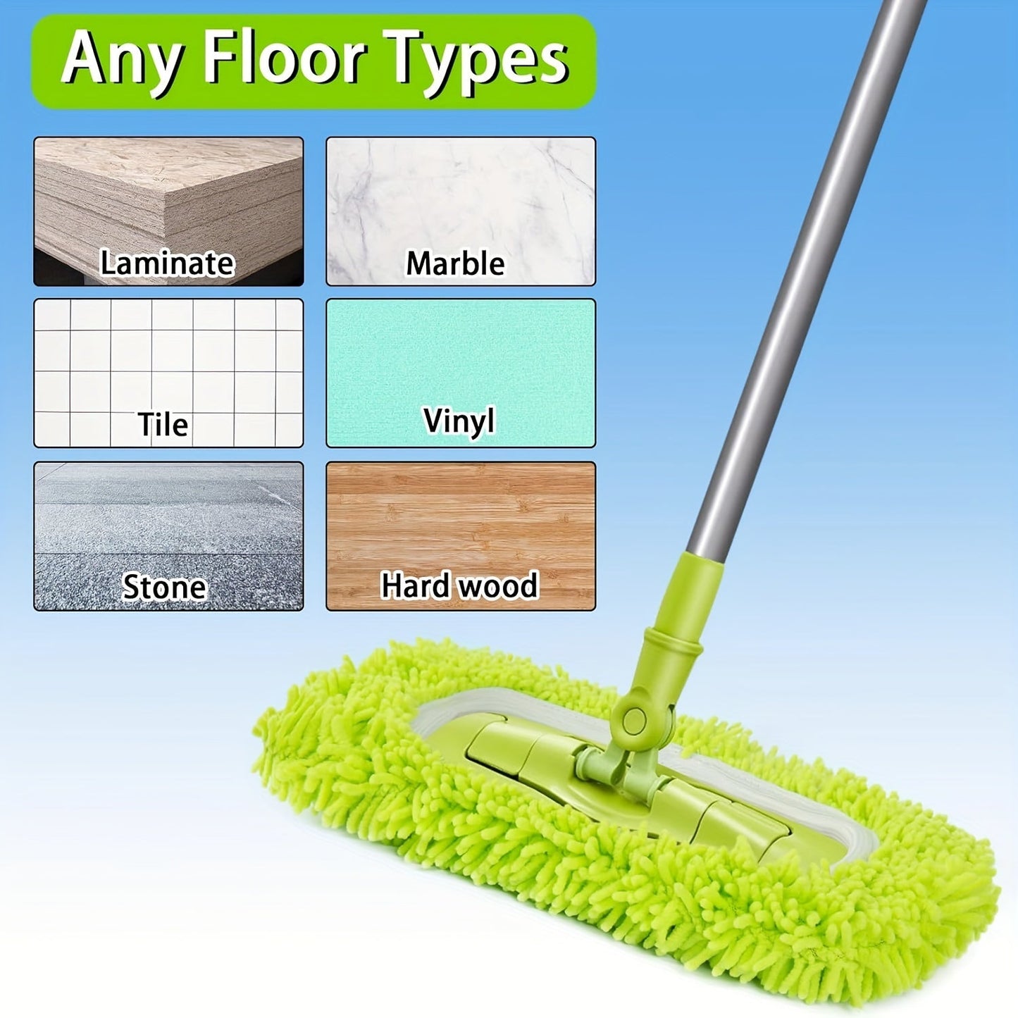 Luxurious Snowy Superfine Fiber Wet Mop Pads - Available in 1, 4, or 6 pieces. These reusable, dry sweeping cloths are made of superfine fiber material, suitable for use with sweeper mop replacements. They are compatible with a variety of floor cleaning