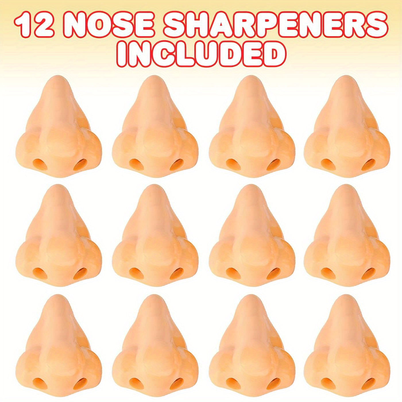 1 nose-shaped pencil sharpener, perfect for a quirky and fun sharpening experience.