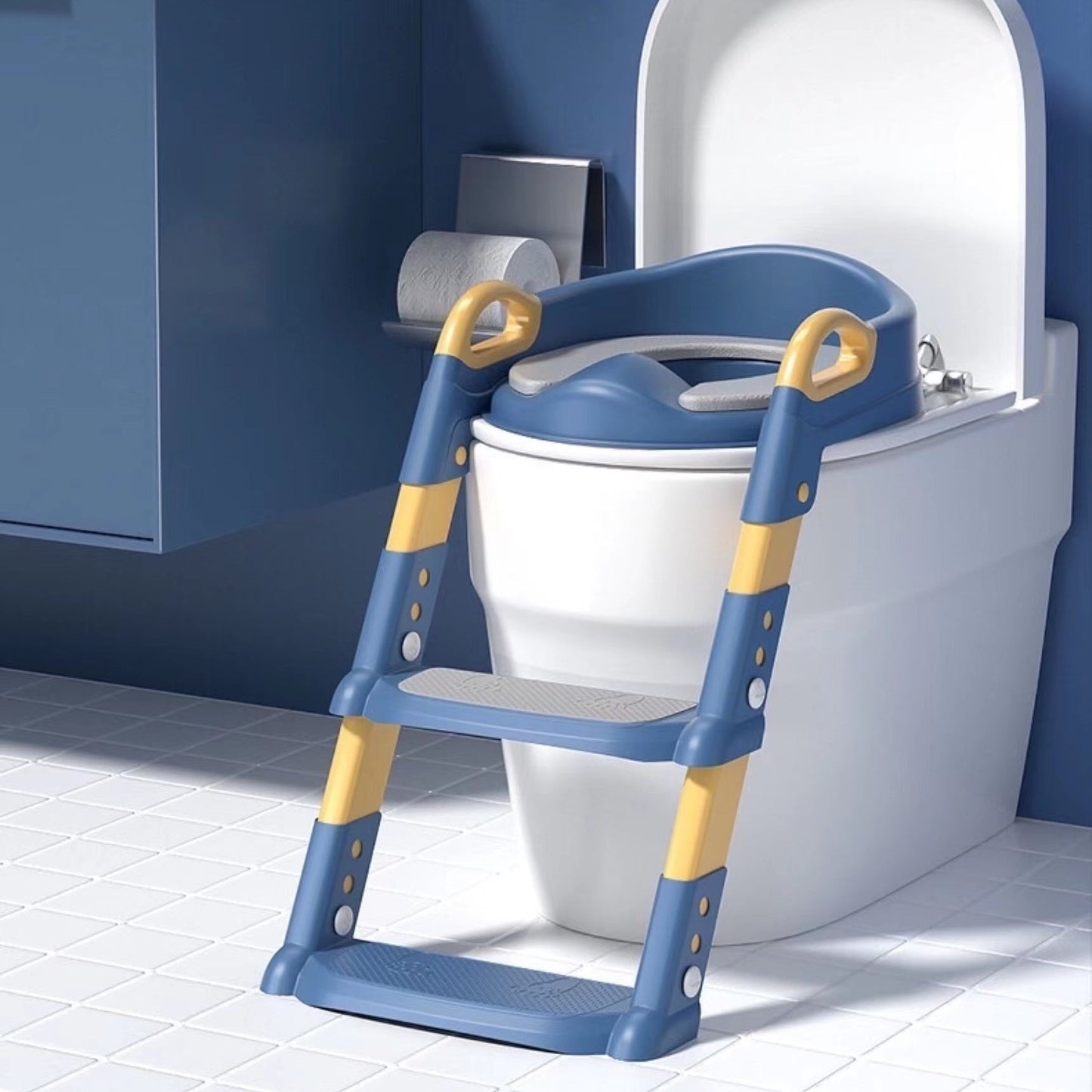 Get ready for stress-free toilet training with our Foldable Toilet Step Stool for Kids! Perfect for boys and girls, this stool makes potty time a breeze. Consider it as a fun and useful gift for Christmas, Halloween, Thanksgiving, or any special occasion.