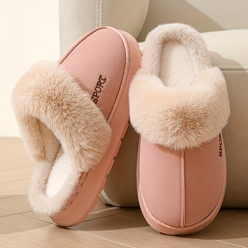 Women's Indoor Slippers with Soft Fabric Upper and EVA Sole, Comfortable for Home