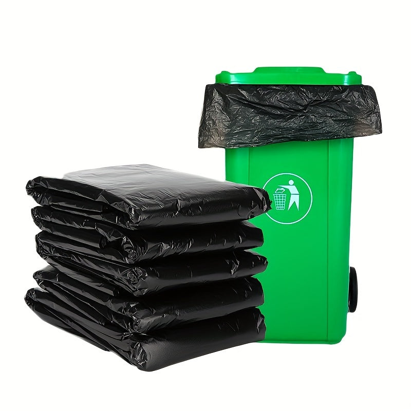 Extra Thick Large Black Garbage Bags for Home Kitchen Use, Perfect for Living Room and Kitchen, One-Time Use