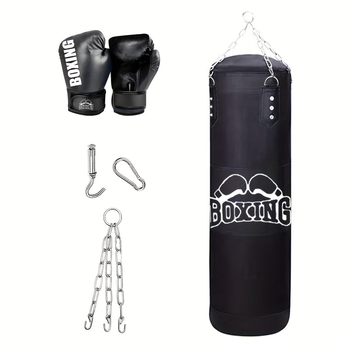 Adult unisex Sanda martial arts boxing bag for MMA training, hanging punching bag