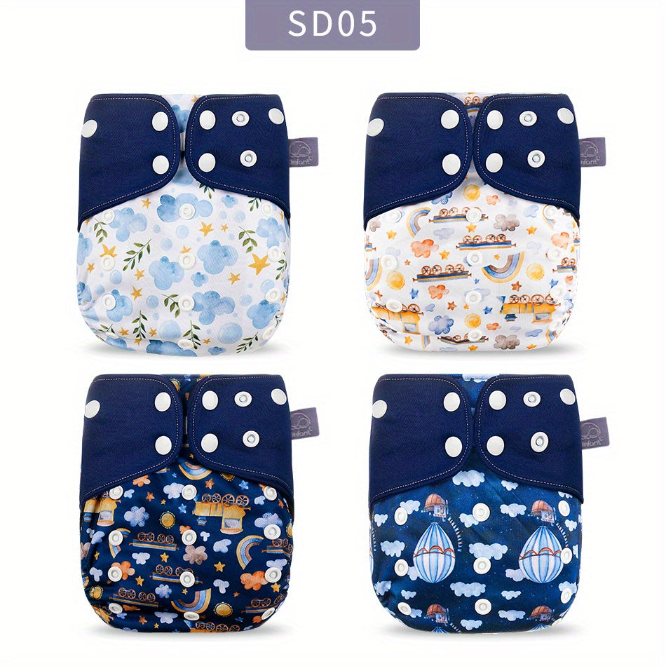 Waterproof, breathable, and washable cloth diapers by Elinfant - the perfect gift for Christmas, Halloween, and Thanksgiving Day.