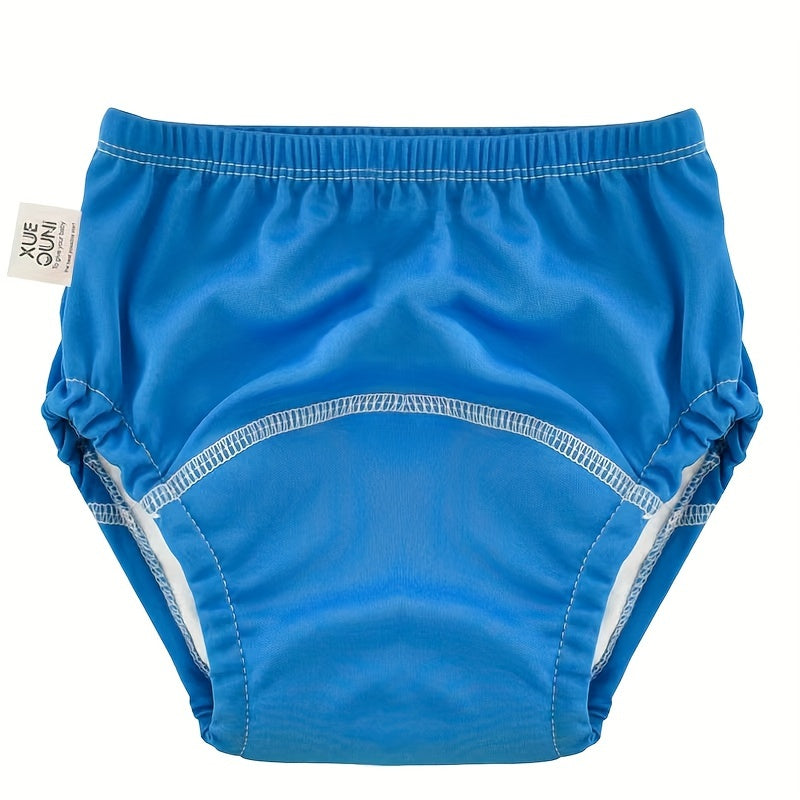 3 pieces of washable training pants for kids - breathable and leakproof diaper inserts suitable for boys and girls. Comes in a variety of colors including royal blue, sky blue, white, pink, purple, and blue. Perfect for all seasons.