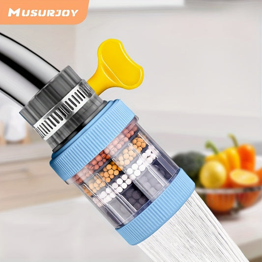 Musurjoy Kitchen Tap Water Filter: Removes Chlorine, Fluoride, Heavy Metals. Fits Any Home Faucet. No Power Needed. Perfect Holiday Gift.