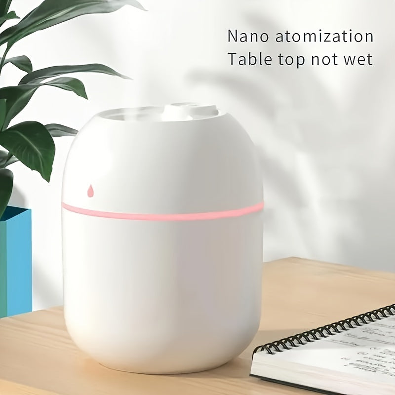 USB Home Humidifier & Aroma Diffuser: Cool Mist Air Freshener for Back to School