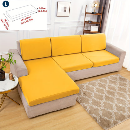 Classic Stretch Sofa Cover, Elastic Band Slipcover for Armchair to Sectional Sofas, Machine Washable Polyester and Spandex Blend, Fits Single to Four Seater Couches.