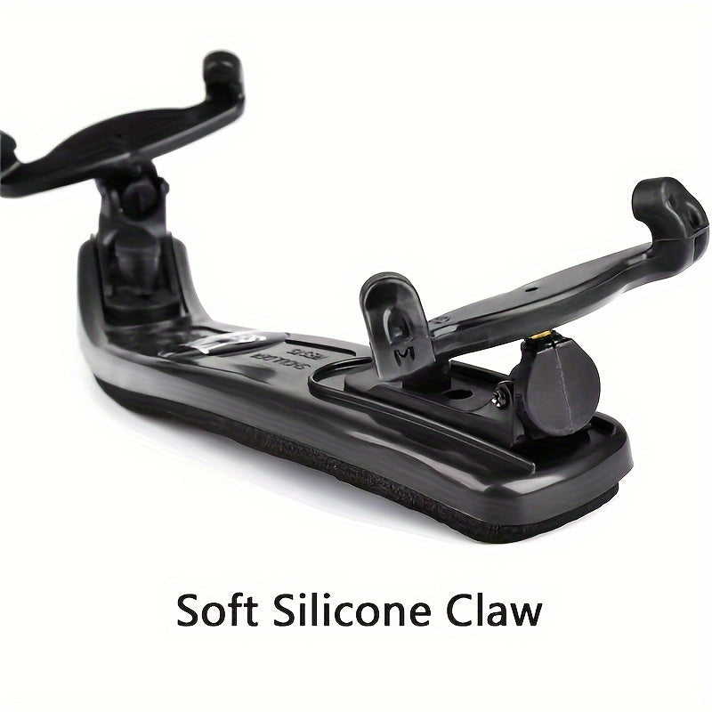 Soft silicone claw for violin shoulder rest fits 3/4 and 4/4 acoustic violins - string instrument accessory.