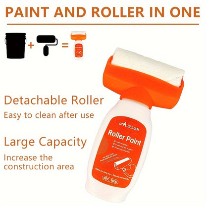 Multi-specification Quick Fix Wall Paint Roller made of durable PP material, perfect for easy application in home repair, graffiti removal, and wall renovation, with white stain remover.