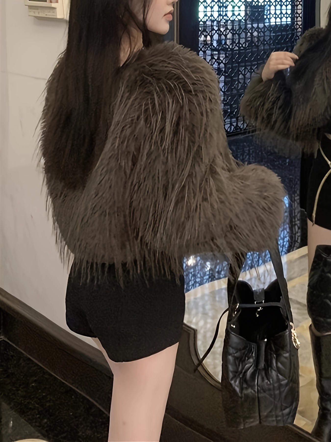 Yudomi Faux Fur Short Coat for Women at Target.