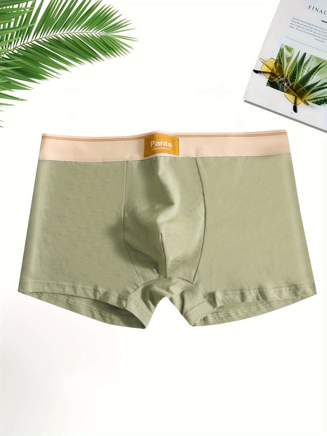 Men's 8-pack Solid Color Boxer Briefs crafted from comfy cotton for breathability.