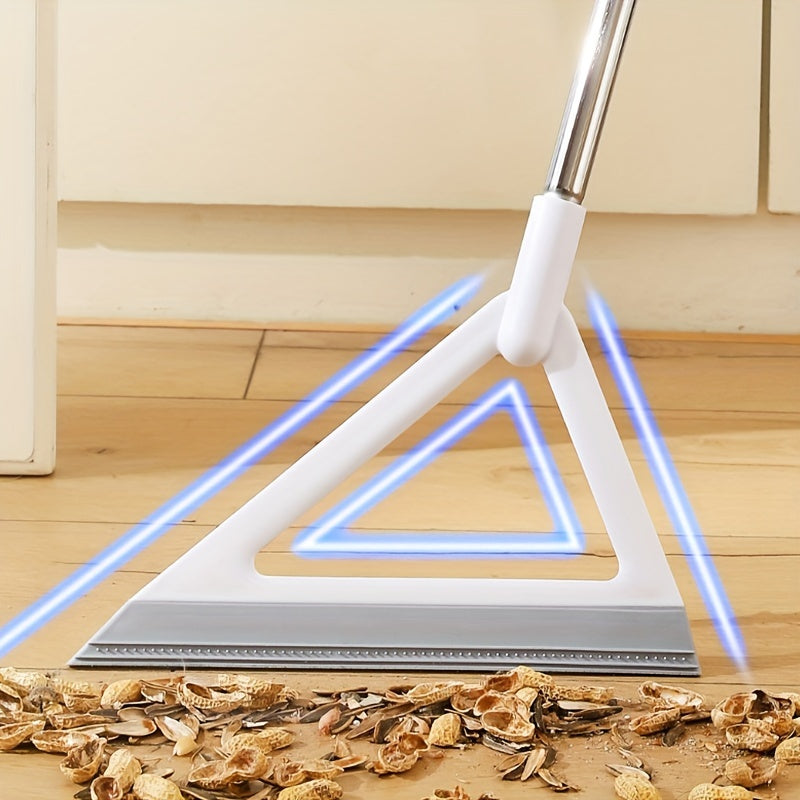 Experience effortless floor cleaning with our 1 Magic Broom featuring a built-in wiper for easy sweeping and scraping. The ergonomic design makes it perfect for use in the kitchen, bathroom, or living room. Made of durable plastic, this broom is ideal