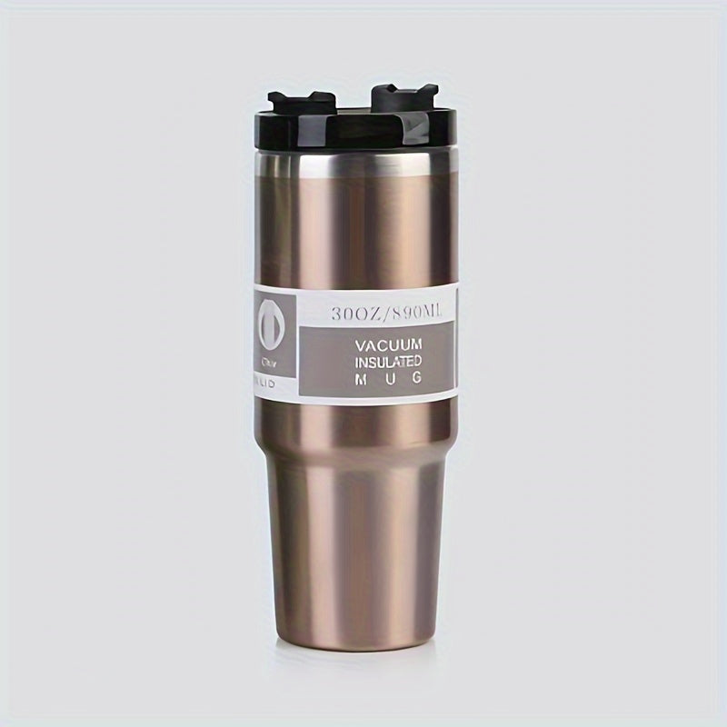 30oz insulated stainless steel water bottle with seal lid, BPA free, hand wash only, ideal for sports, holidays, and special occasions.