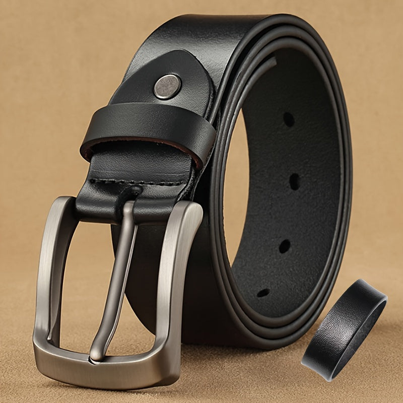 Stylish cowboy vintage leather belt for men, perfect for Valentine's Day