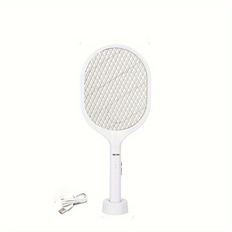 USB Rechargeable Mosquito Swatter & Insect Killer - Ideal for Home, Office, Garden, and Camping.