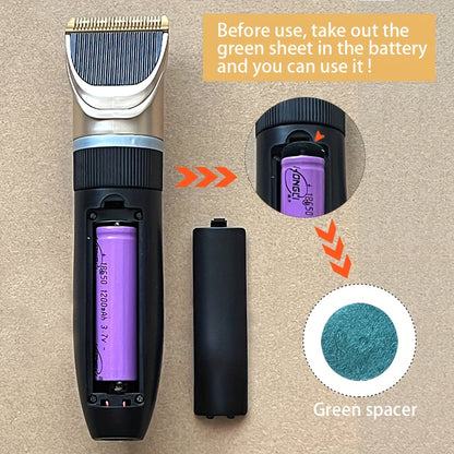 USB rechargeable Electric Pet Grooming Kit for Cats and Dogs