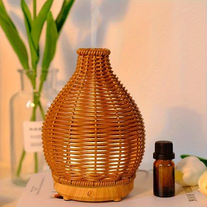 Improve sleep and relaxation with our Festive Wicker Humidifier. Enjoy moisture and aromatherapy wherever you go. Suitable for bedroom, office, travel, and makes a great gift.