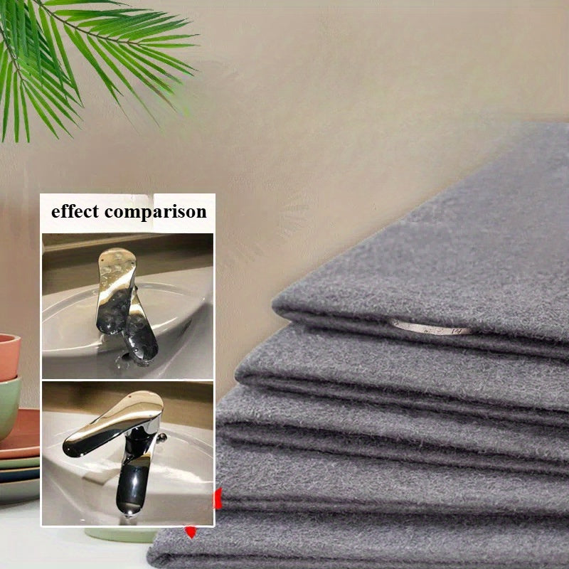 Magic Microfiber Cleaning Cloth - Perfect for Glass, Mirrors, and Kitchen Surfaces! Reusable, Ultra-Absorbent, and Streak-Free with No Water Marks