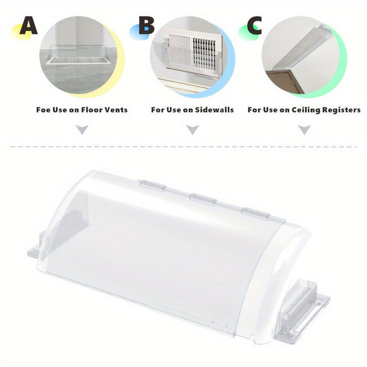 Adjustable Air Conditioner Wind Deflector Set - Extendable, No Electricity Required, Stops Direct Drafts & Water Leaks