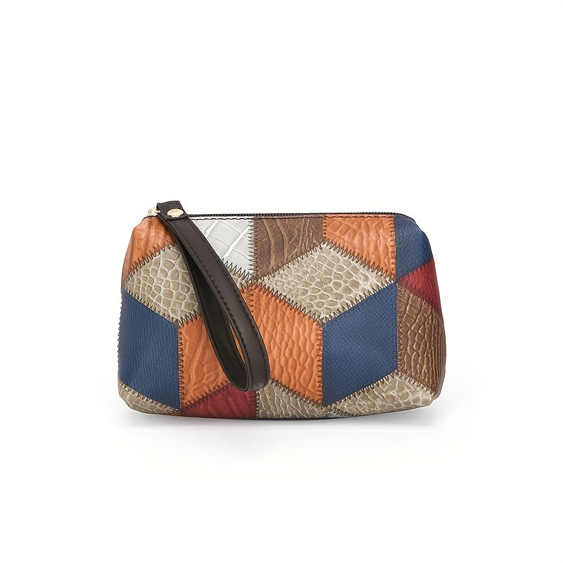 5 fashionable patchwork crossbody handbags, perfect for commuting and office use.