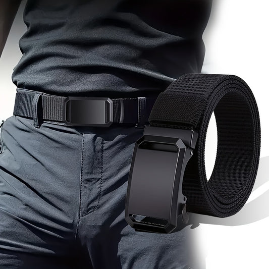 Adjustable, durable men's belt with fashionable design - perfect for casual, cargo, and outdoor wear.