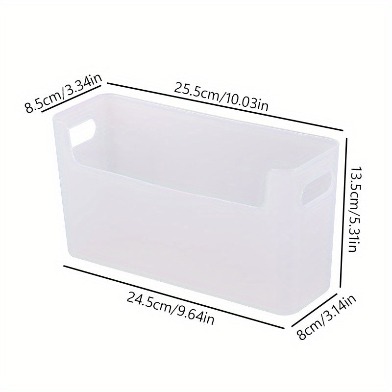 Wall-mounted storage box with cabinet inside for organizing supplies without punching holes. Cabinet door includes shelf for fresh-keeping film and bags.