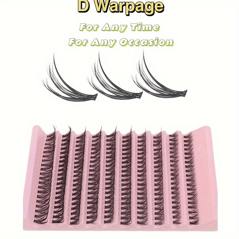 Luxury DIY Lash Extension Kit with faux mink lashes in various lengths and curls for natural glamorous looks. Ideal for beginners.