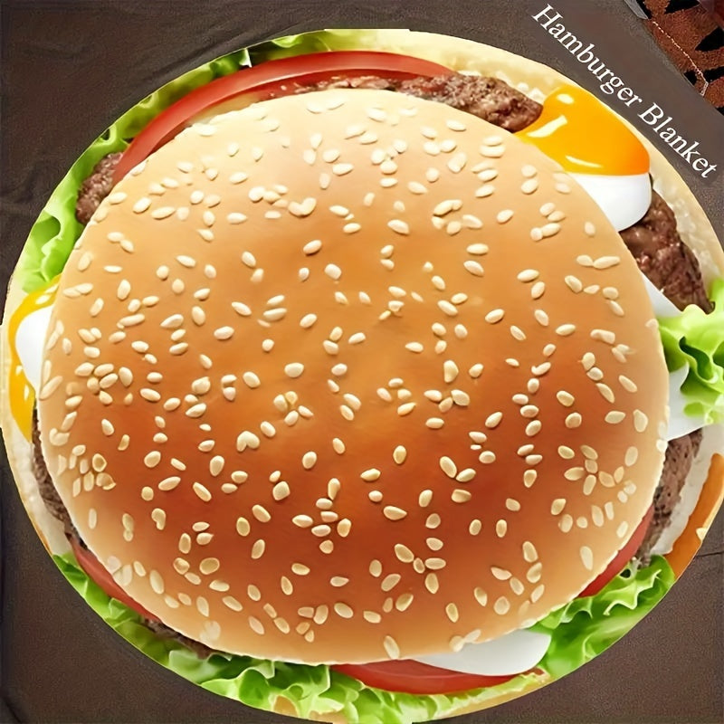 Bizning Creative Hamburger Food Flannel Printed Blanket bilan qulaylikni saqlang - eng yuqori qulaylik uchun mo'ljallangan yumshoq va teriga do'st tashqi ko'rinish. Qishki tunlarda divanda, ofisda yoki lagerda va sayohat paytida mukammal.