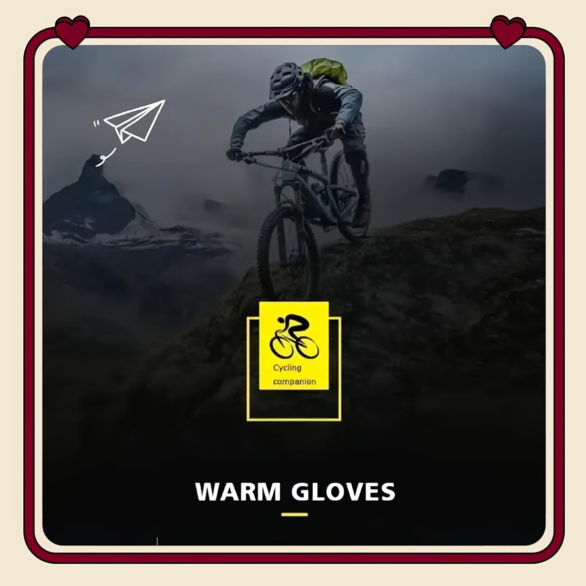 Winter gloves that are compatible with touchscreen devices, providing warmth, windproof protection, and anti-slip grip with plush lining for skiing and outdoor sports during the winter and autumn seasons.