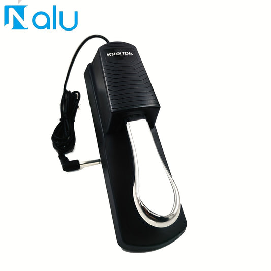 NALU Keyboard Sustain Pedal with Polar Switch for various musical instruments.