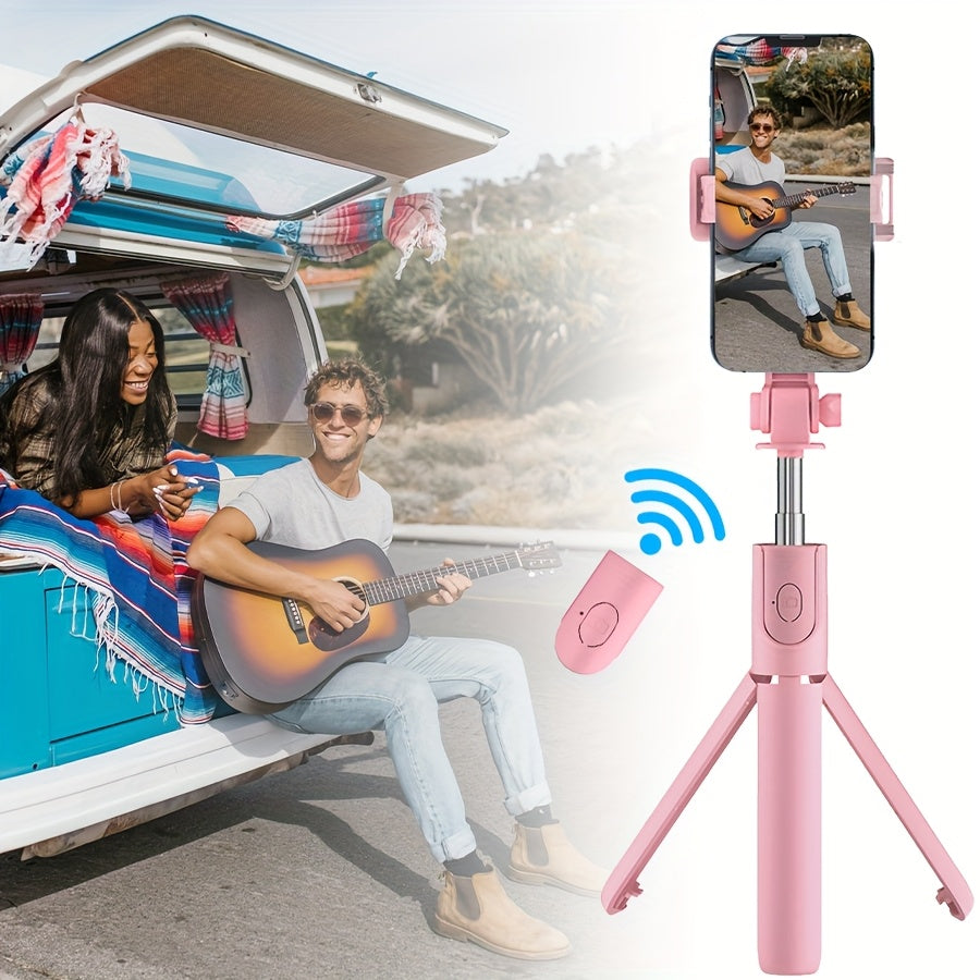 Wireless Selfie Stick with Tripod and Remote Control