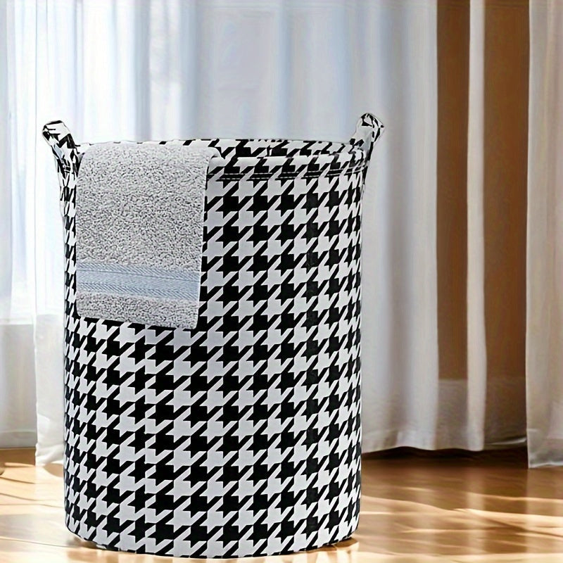 Durable Fabric Extra-Large Foldable Laundry Hamper with Handles - 96L Capacity - Versatile Storage Basket for Toys, Sundries, and More - Perfect for Bathroom, Living Room, and Beyond