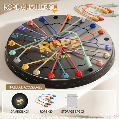 The Rope Untangling Challenge is a children's educational toy that boosts logical thinking and concentration. Perfect for parents and kids to play together, it makes a great gift for