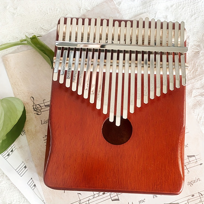 17 & 21 key Kalimba Thumb Piano with iron tines, easy to learn, portable with bag. Great music gift for beginners and professionals. Perfect for birthdays and holidays. Bonus accessories