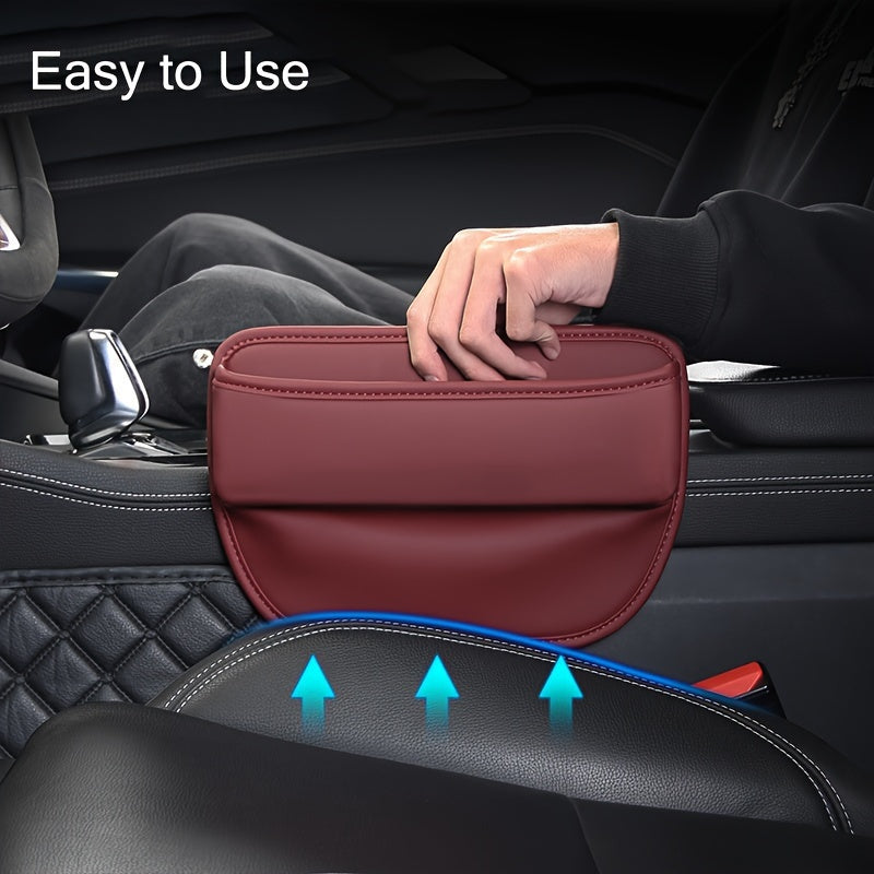 Get the perfect gift for any occasion with the Universal PU Leather Auto Console Side Pocket Seat Storage Box, a practical Car Seat Gap Organizer. Ideal for Christmas, Halloween, Thanksgiving, New Year's, or Valentine's Day.