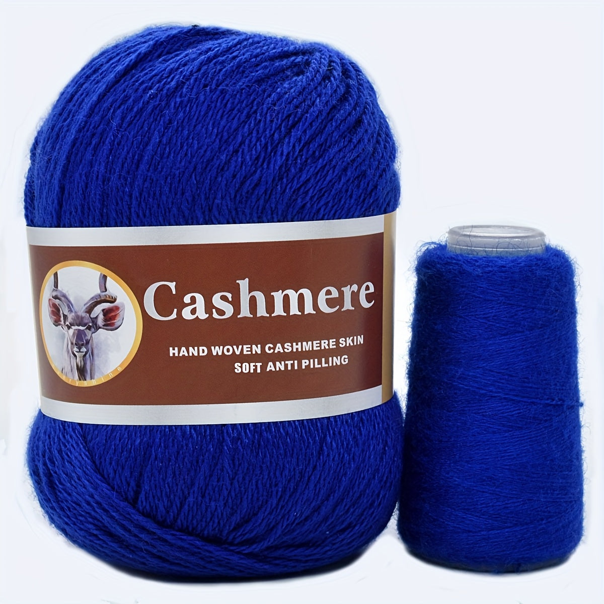 5 hand-woven cashmere blend yarns, 70% pure cashmere, 320m/350yd each in large (50g) & small (20g) skeins. Soft, anti-pilling for crochet & knitting. Ideal for scarves, sweaters, shawls in