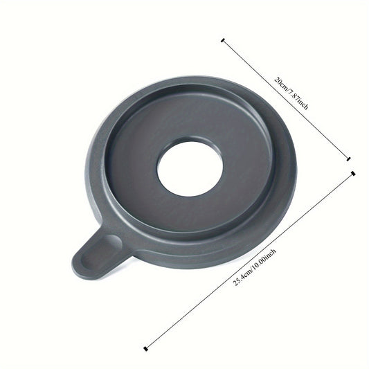 Silicone Lid with Large/Small Hole Seal for Thermomix TM5 TM6, Mixing Bowl Cover and Air Fryer Accessories. Keep Nutrition Preserved and Bowl Sealed with this Lid Holder Stand.